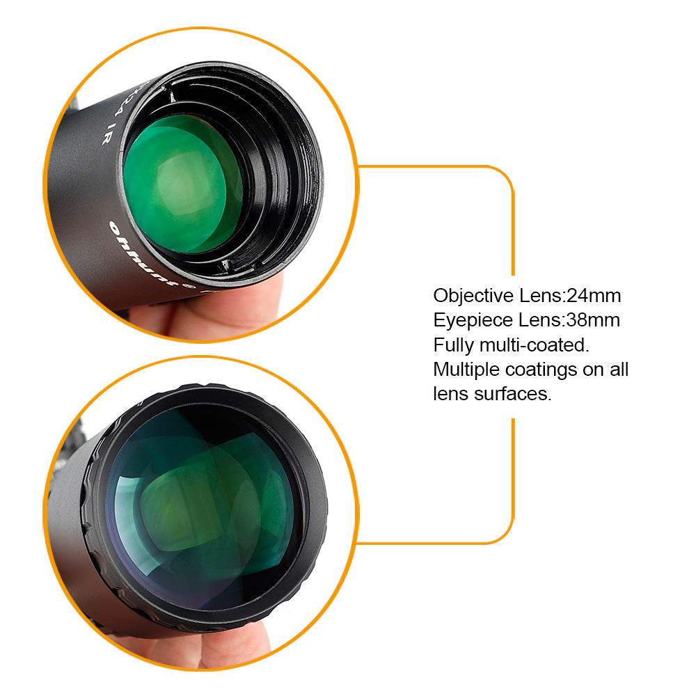 VEXTAC® LR 1-6X24 FFP Rifle Scope Horseshoe Reticle 1-6x LPVO Optics