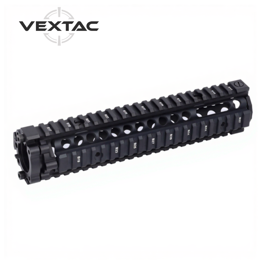 MK18 Handguard Free Float Quad Rail Two-pieces Design AR15 - Black, Coyote Tan, Desert Tan Color