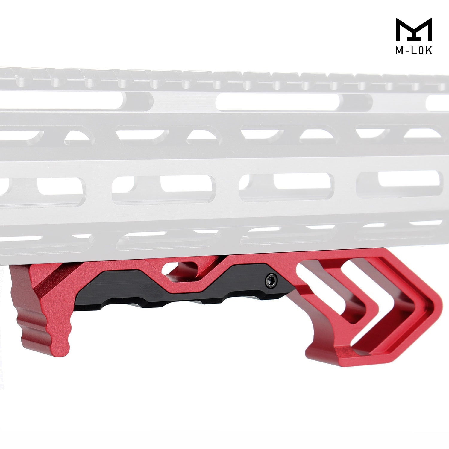 M-LOK Handstop Barricade Stop 5.5” Metal Foregrip for AR-15/AR-10 - Black Red Green